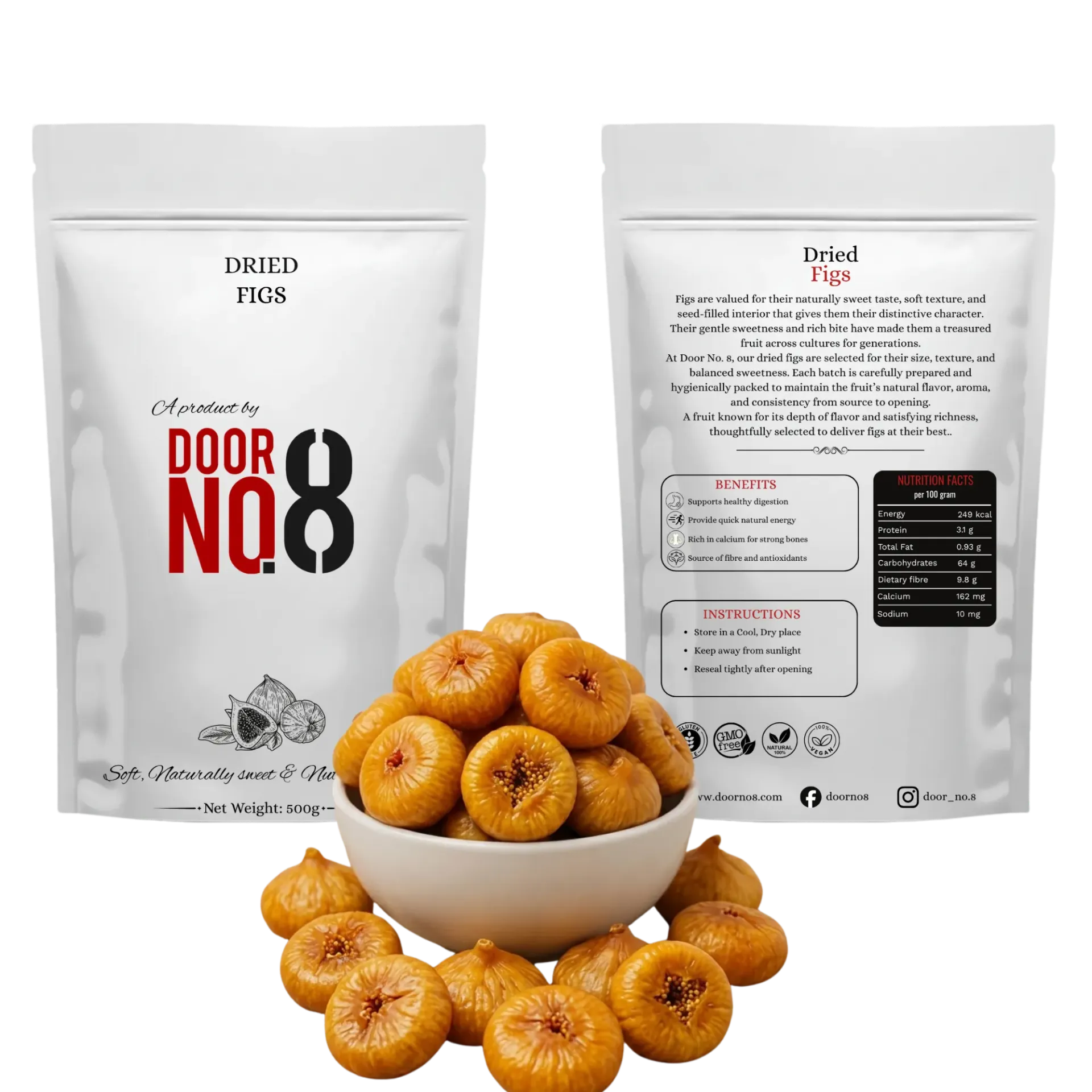 Dried Figs (500 Grams)